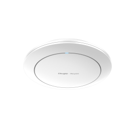 Точка доступа Wi-Fi Ruijie RG-RAP2266 Wi-Fi 6 AX3000, 2976 Мбит/с, 1* GE, для внутреннего монтажа на потолке