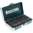 Набор кованых торсионных бит KRAFTOOL X-Drive Cr-Mo, система насечек "NSS", 50 предметов, в боксе 26065-H50