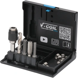 Набор для восстановления резьбы VOLKEL М5x0,8 15 предметов V-Coil Rapid V04309