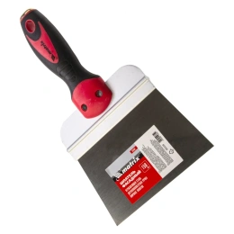 Фасадный шпатель Matrix из нержавеющей стали, 150 мм, 2-комп. ручка, широкое полотно 85509