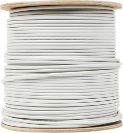 Кабель коаксиальный ITK CC1-R6F1-111-300-G RG-6 FTP 75Om PVC внутренний 300м белый