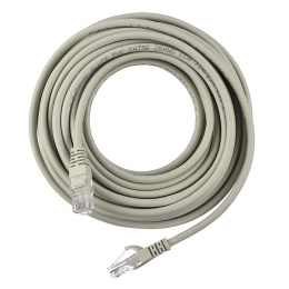 Патч-корд/ Патч-корд GoPower RJ-45 m -RJ-45 m 20.0м кат.5е ПВХ 26AWG CCA серый в пакете 1/20 (00-00029039)