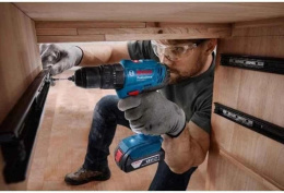 Ударная дрель-шуруповерт Bosch GSB 183-LI, 2Ач,  с двумя аккумуляторами [06019k91f0]