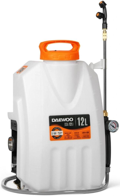 Опрыскиватель Daewoo DSA 12 Li Set аккум. ранц. 12л оранжевый/белый