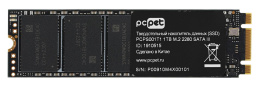 SSD накопитель PC PET PCPS001T1 1ТБ, M.2 2280, SATA III, M.2, oem