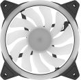 Вентилятор GMNG GG-CF120ARGB2-PWMBK 120мм, 4-pin, 1500об/мин, 11 - 26 дБ, ARGB, черный, Ret