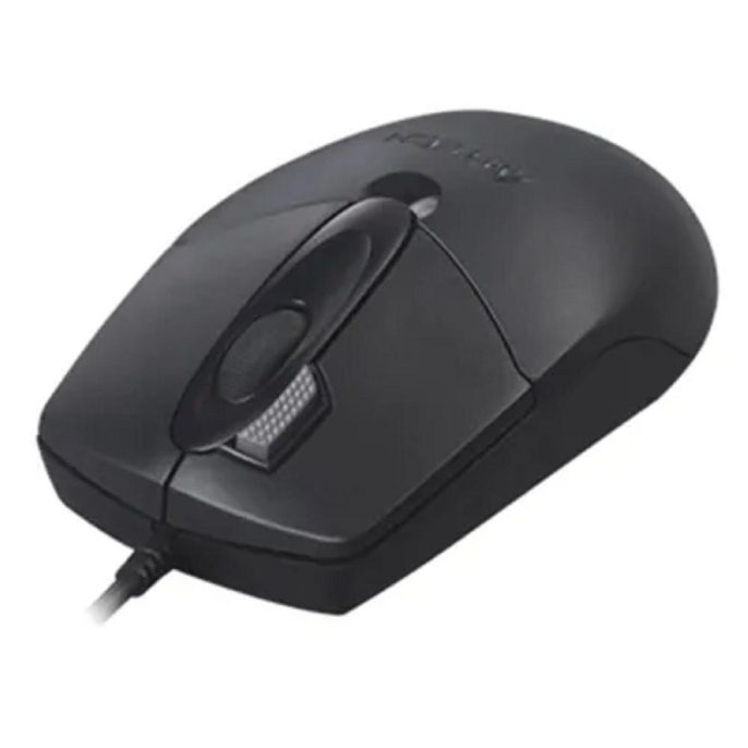 Мышь проводная A4TECH OP-730D, оптическая, USB, 1200dpi, черный