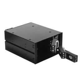 Корзина для HDD ExeGate HS335-01 (универсальная, на 3*3,5" SATA/SAS HDD, занимает 2*5,25" отсека, RTL) EX264639RUS
