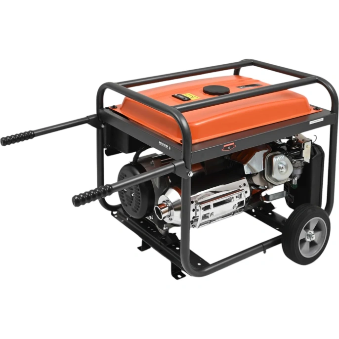 Бензиновый трехфазный генератор Gigant (8 кВт; эл.стартер; ATS; колёса и ручки) GGL-8000Е-3