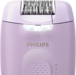 Эпилятор Philips BRE257/00 скор.:2 насад.:3 от электр.сети фиолетовый