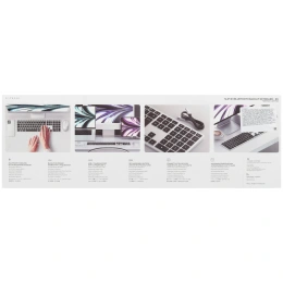 Беспроводная клавиатура Satechi Slim X3 Bluetooth Keyboard-RU. Раскладка - Русская. Цвет: серебристый