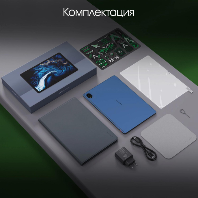 11" Планшет DIGMA PRO Edge 8/256 GB G85 4G, 1920 x 1200, Android 14, синий [ta3e1m01]