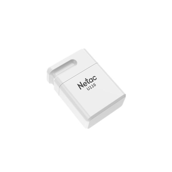 Флешка USB NETAC U116 16ГБ, USB2.0, белый [nt03u116n-016g-20wh]