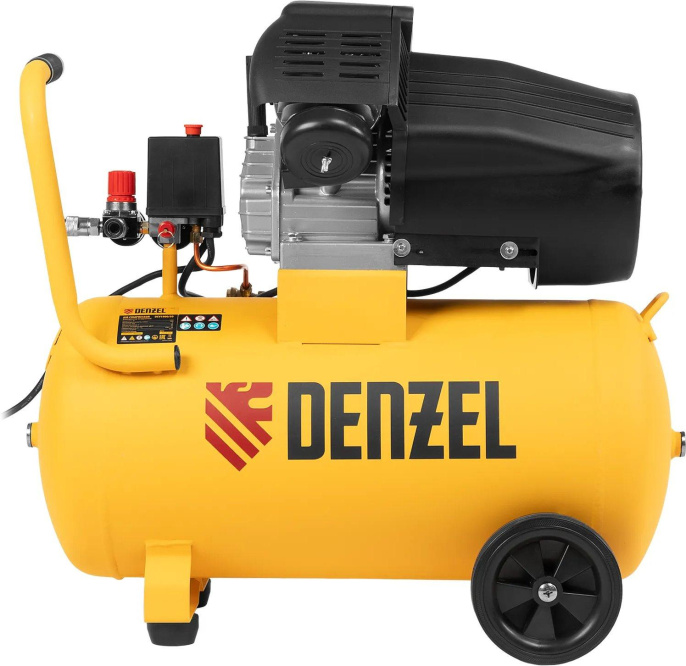 Компрессор поршневой DENZEL DCV1800/50 масляный [58168]