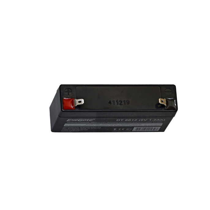 Аккумуляторная батарея ExeGate DT 6012-F1 (6V 1.2Ah, клеммы F1) EX282944RUS