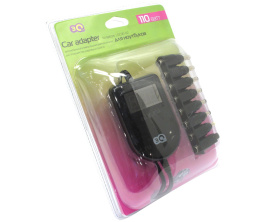 Автомобильный блок питания для ноутбука 3Q LSC90-02 блок питания (15-24V, 110W)+8 сменных разъёмов питани