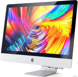 USB-концентратор Satechi Aluminum Type-C Clamp Hub Pro для new 2017 iMac и iMac Pro. Интерфейс USB-C. 3 разъема USB 3.0, 1 разъем USB-C, слоты для карты памяти SD, Micro SD. Цвет серебряный. (ST-TCIMHS)
