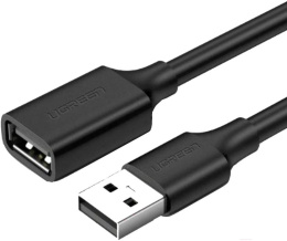 Кабель UGREEN US103 10315 USB 2.0 A Male to A Female Cable. Длина: 1,5 м. Цвет: черный