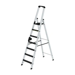 Стремянка MUNK 7 ступеней с покрытием Clip-Step R13 с рукояткой Ergo-pad нагрузка до 250 кг 042707