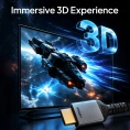 Кабель CABLETIME CH29L (CT-HD4KF-AG2) 2 м, плоский HDMI-4K60Hz