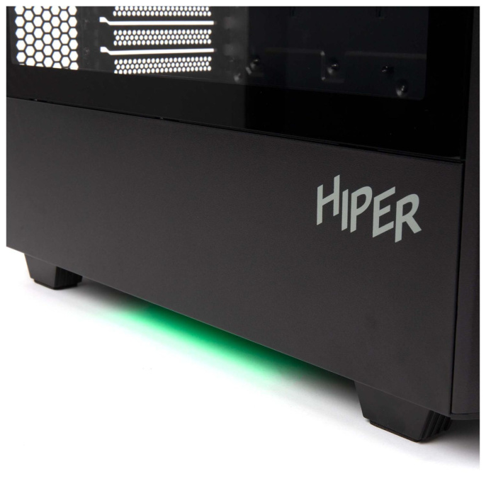 Корпус ATX HIPER PB81, Midi-Tower, без БП, черный