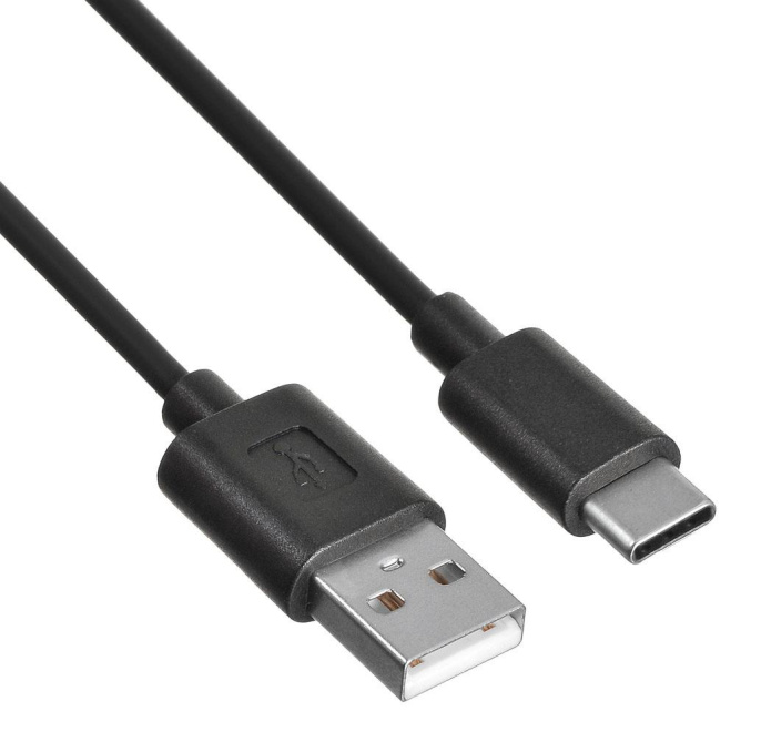 Кабель Buro USB Type-C m - USB m , 1.2м, 2A, черный [usb-tc-1.2b2a]
