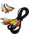 Кабель 5bites AC3R-010M 3RCA-M -- 3RCA-M 1м
