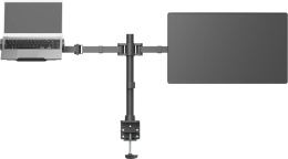 Кронштейн для монитора/ноутбука Cactus CS-VM-LH24-BL черный 17"-35" макс.20кг настольный поворот и наклон