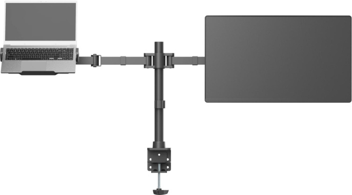 Кронштейн для монитора/ноутбука Cactus CS-VM-LH24-BL черный 17"-35" макс.20кг настольный поворот и наклон