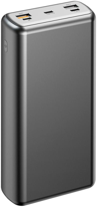 Внешний аккумулятор Power Bank TFN Solid PB-283, 30000мAч, черный [tfn-pb-283-bk]