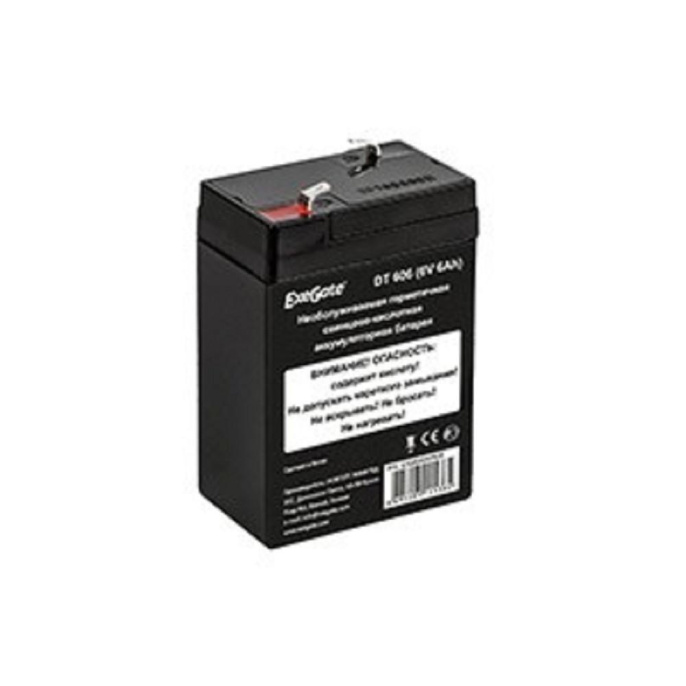 Аккумуляторная батарея ExeGate DT 606 6V 6Ah, клеммы F1 EX282950RUS