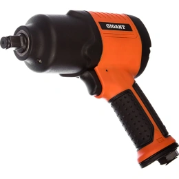Ударный пневмогайковерт (720 Нм; 1/2"; кейс) Gigant PW 720 + набор головок