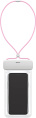 Чехол для телефона Baseus ACFSD-D24 Let''s go Slip Cover водонепроницаемый White+Pink материал: PVC+ABS+силикон, технология: горячее прессование, применимые модели: телефоны с диагональю экрана менее 7,2 дюймов, применимая температура: -20°C-70°C, водопр