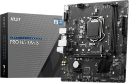 Материнская плата MSI PRO H510M-B 10Gen only , LGA 1200, Intel H470, mATX, Ret
