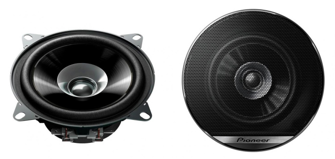 Колонки автомобильные Pioneer TS-G1010F, 10 см 4 дюйм. , комплект 2 шт.