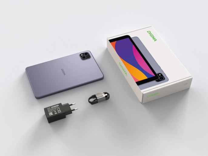 8" Планшет Digma Q8 3/32 GB SC9863A 4G, 1280 x 800, Android 14, серый [da6b8p01]