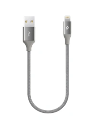 Кабель TTEC 2DK25UG, micro USB m - USB m , 0.3м, серый