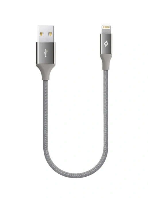 Кабель TTEC 2DK25UG, micro USB m - USB m , 0.3м, серый