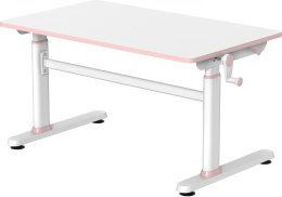Стол письменный Cactus CS-KD-PK, с регулировкой высоты, МДФ, розовый