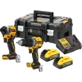 Набор аккумуляторный Dewalt DCK2050H2T, 18 В: дрель-шуруповерт DCD805 + шуруповерт DCF850, с 2 АКБ 5 Ач и ЗУ, в кейсе TSTAK DCK2050H2T-QW