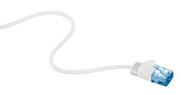Патч-корд Hama Slim-Flexible UTP 4 пары cat.6 1.5м белый RJ-45 m -RJ-45 m 00135778