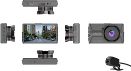 Видеорегистратор Digma FreeDrive 300DW черный 4Mpix 1440x2560 130гр.