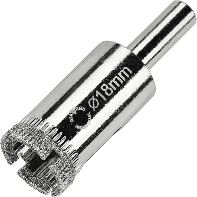 Коронка алмазная по керамике, плитке и стеклу 18 мм Diamond Industrial DIDCBC018