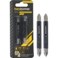 Биты PH2-PZ2, 65 мм, 2 шт Hanskonner HKPH2PZ2-65D-2