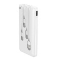 Perfeo Powerbank ABSOLUTE 10000mah In Micro usb,USB /Out USB,Micro usb,Type-C,Lightning, 2.1А/ White PF_B4879