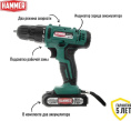 Дрель-шуруповерт аккумуляторная Hammer ACD18BS (680329)