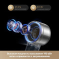 Беспроводной пылесос Dreame Cordless Vacuum Cleaner R20 Essential VZV30A технология CelesTectTM для распознавания пыли, щетка для пола и ковра, высокая мощность всасывания 190 Вт, давление