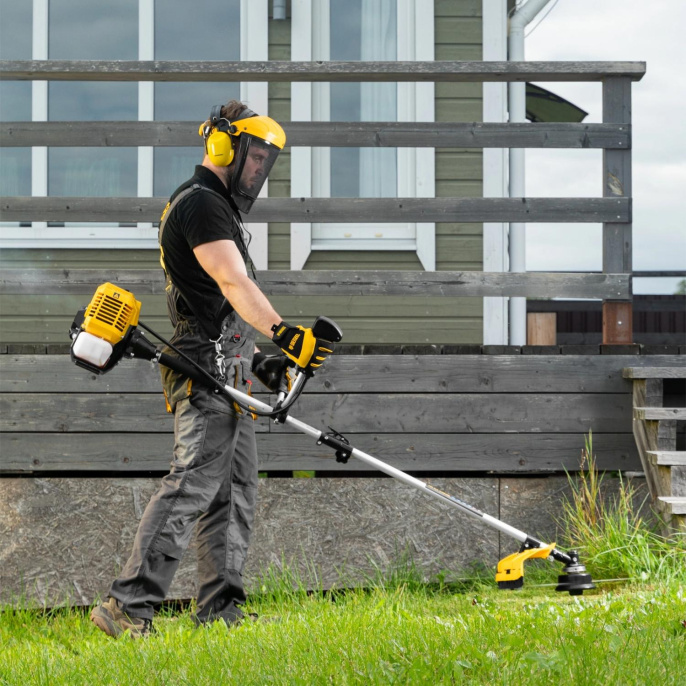 Триммер бензиновый DENZEL DR-52S,  (комплект из 2-х коробок) [96276]