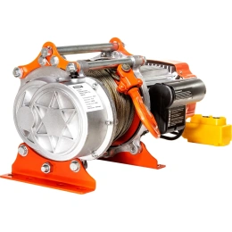 Электрическая лебедка Gigant 500/1000 кг, 220 В, 70/35 м, Диаметр троса 6мм, GEW-01
