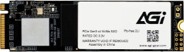 SSD накопитель AGI AI298 AGI512GIMAI298 512ГБ, M.2 2280, PCIe 3.0 x4, NVMe, M.2